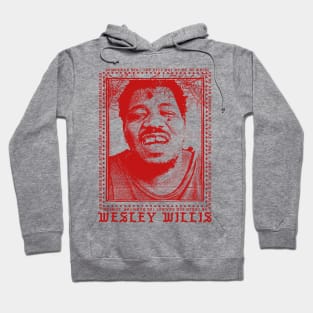 Wesley Willis /// Retro Style Fan Art Design Hoodie